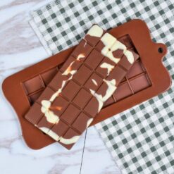 24 Cavity Chocolate Bar Mold | Silicon Mold For Making Candles