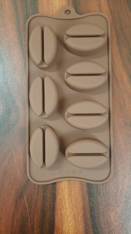 7 Cavity Coffee Bean Mold | Silicon Mold For Making Candles