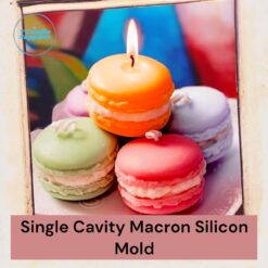 Single Cavity Macron Candle Mold | Silicon Mold For Making Candles