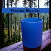 3 inch Frosted Colored Jar For Candle Making - Frost Blue