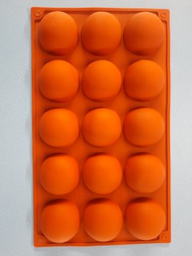 15 Cavity Round Silicone Mold for Candle Making
