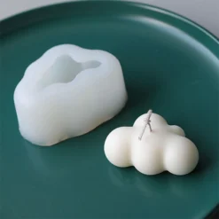 Cloud Silicon Mold for Making Candles and Soaps, Silicon Mold with Unique Cloud Design for Crafting Candles and Soaps, Whimsical Cloud Mold for Making Fun and Functional Candles and Soaps, Silicon Mold For Candle Making, Cloud Candle Mold, Cloud Shaped Candle Mold
