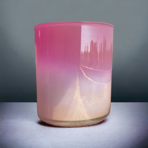 Luxury Holographic Candle Jar - Lovely Pink