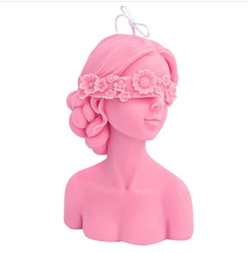 Blindfolded girl silicone mold 2