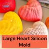 Large Heart Shaped Silicon Mold For Making Candles