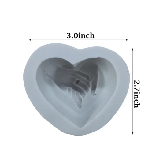 handshake Heart Mold 2