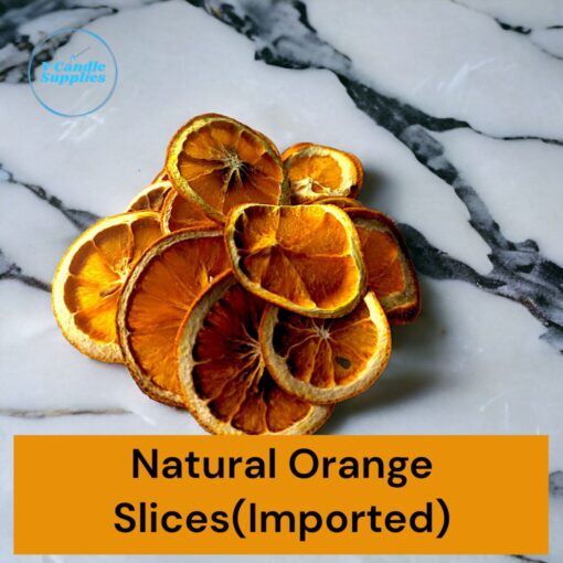 Dried Orange Slices( Imported) | Dried Fruit Slices for Candle, Bath Salt, Soap, Scented Sachet, & Potpourris - 100 gm