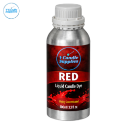 Candle Making Colors | Liquid Color Dyes - Red Color For Making Candles (25 ML)
