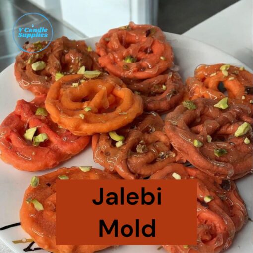 Jalebi Candle Silicon Mold For Making Mithai Candles | Single Cavity