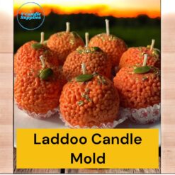 4 Cavity Laddoo Candle Silicon Mold For Making Mithai Candles