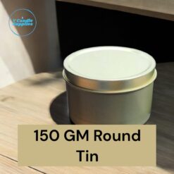 150 GM Round Empty Tins For Making Luxury Candles