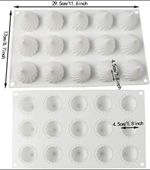 15 Cavity Modak Mold Mold | Silicon Mold For Making Candles