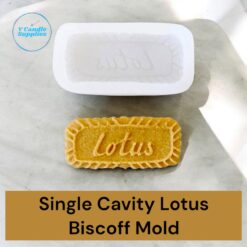 Lotus Biscoff Cookie Silicon Mold | Single Cavity , parle g mold, cookie mold, parle g silicon mold