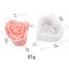 Heart Shaped Rose Silicon Mold For Making Candles | Single Cavity