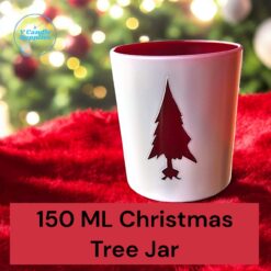 150 ML Christmas Tree Pattern Jar For Candle Making