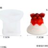 Christmas Bell Silicon Mold For Making Candles | Single Cavity