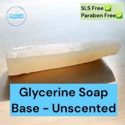 Glycerin Soap Base - Unscented | Transparent Melt And Pour Soap Base For Making Soaps (SLS & Paraben Free)