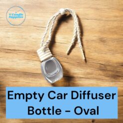 Empty Car Diffuser Bottle - Oval | For Making Car Diffuser