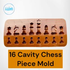 16 Cavity Chess Piece Mold | Silicon Molds For Making Candles