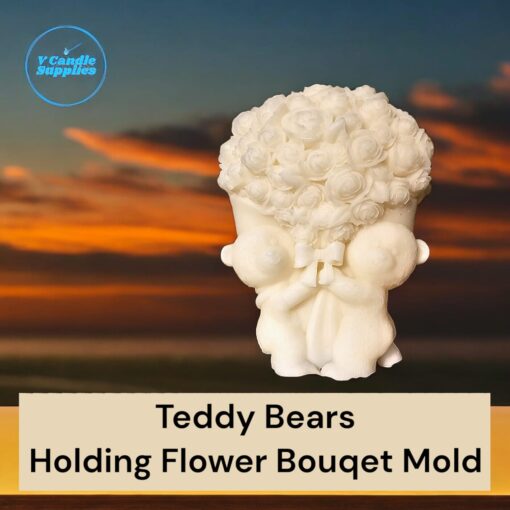 Teddy Bear Mold, Flower Bouquet Mold, Hugging Teddy Bear mold