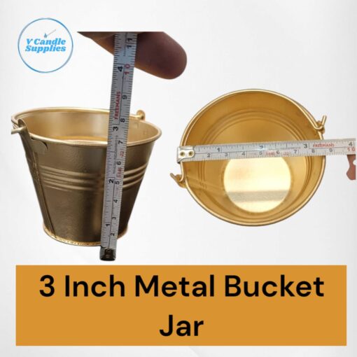 3 inch metal bucket jar dimensions