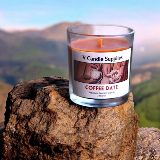 Coffee Date | 140 Gram Blended Soy Wax Scented Candle With Metal Lid Coffee Date | 140 Gram Blended Soy Wax Scented Candle With Metal Lid