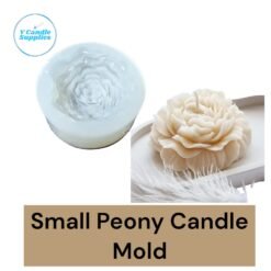 Small Peony Flower Candle Mold | Silicone Mold For Making Candles
