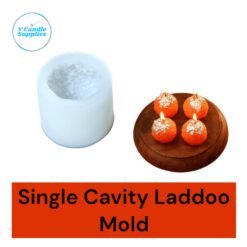 Single Cavity Laddoo Candle Mold | Silicone Mold For Making Candle
