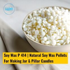 Soy Wax P 414 Pellets | Natural Soy Wax Pellets For Making Jar & Pillar Candles | 100% Natural Soy Wax Pellets