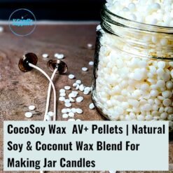 CocoSoy Wax AV+ Pellets | Natural Soy & Coconut Wax Blend For Jar Candles | 100% Natural Coconut Soy Wax