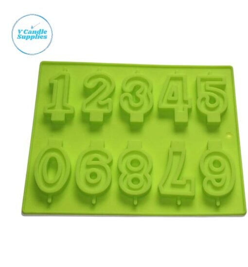 Birthday Candle Silicone Mold for Wax Melts, Brown, 3D Molds, Candle Making Birthday Candle Silicone Mold for Wax Melts, Brown, 3D Molds, Candle Making