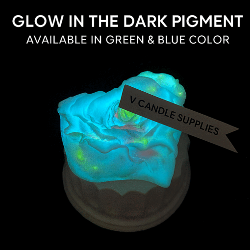 Glow In The Dark Pigment | Pigment For Making Candles & Resin Art | Blue & Green