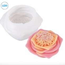 3D Camellia Bloom Flower - VC063 | Silicone Molds For Candle, Resin, Soap & Plaster Crafting