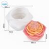 3D Camellia Bloom Flower - VC063 | Silicone Molds For Candle, Resin, Soap & Plaster Crafting