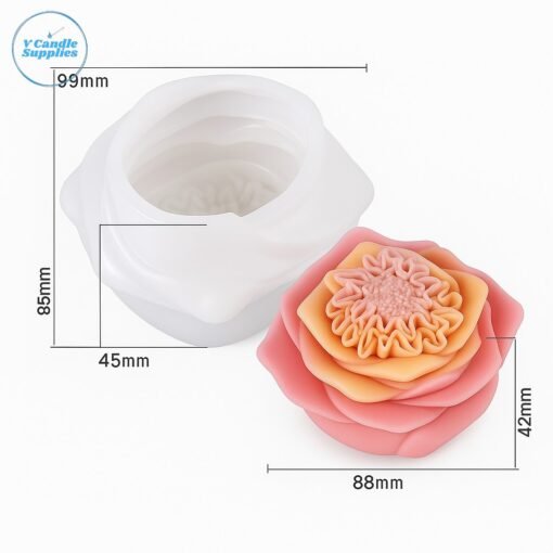 ChatGPT Image Sep 12, 2025, 03_04_40 PM 3D Camellia Bloom Flower - VC063 | Silicone Molds For Candle, Resin, Soap & Plaster Crafting