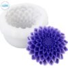Dahlia Flower Candle Mold - VC064 | Silicone Molds For Candle, Resin, Soap & Plaster Crafting