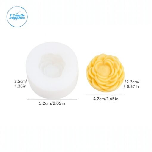 Succulent Bloom Candle Mold (Big & Small)- AI067, AI068 | Silicone Molds For Candle, Resin, Soap & Plaster Crafting Succulent Bloom Candle Mold (Big & Small)- AI067, AI068 | Silicone Molds For Candle, Resin, Soap & Plaster Crafting