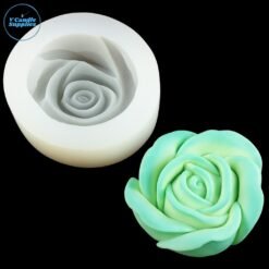3D Rose Mold - VC015 | Silicone Molds For Candle, Resin, Soap & Plaster Crafting