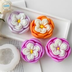 3D Frangipani Bloom Mold - VC027 | Silicone Molds For Candle, Resin, Soap & Plaster Crafting