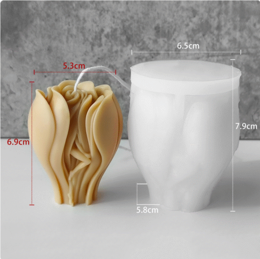 3D Fairy In Rose Petals Pillar Mold - VC030 | Silicone Molds For Candle, Resin, Soap & Plaster Crafting 3D Fairy In Rose Petals Pillar Mold - VC030 | Silicone Molds For Candle, Resin, Soap & Plaster Crafting