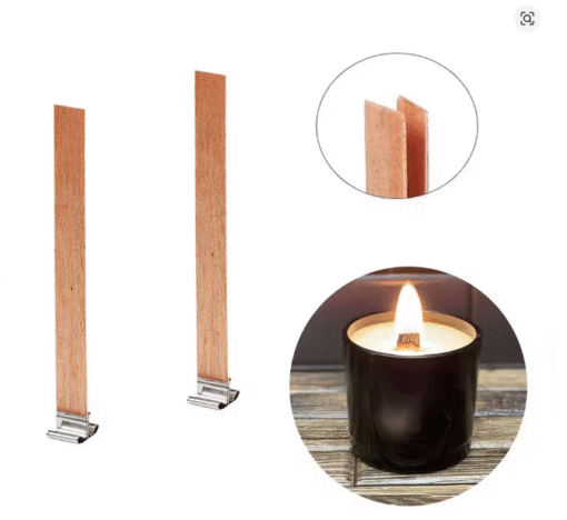 Wooden Wicks for Candle Making – Multiple Sizes | Crackling Wooden Candle Wicks with Natural Burn Wooden Wicks for Candle Making – Multiple Sizes | Crackling Wooden Candle Wicks with Natural Burn
