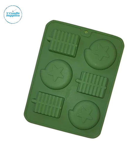 Screenshot 2025-10-04 183906 6 Cavity Mini Charkhi & Firecracker Mold | Silicone Molds For Candle, Chocolate, Resin, Soap & Plaster Crafting