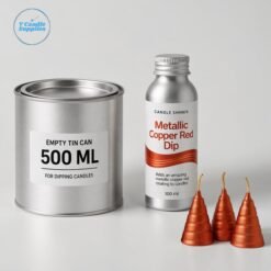 Candle Metallic Red Dip By V Candle Supplies | For Adding A Premium Metallic Red Coating To Your Mold Candles