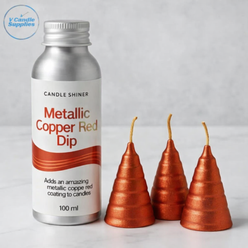Candle Metallic Copper Red Dip By V Candle Supplies | For Adding A Premium Metallic Copper Red Coating To Your Mold Candles Candle Metallic Copper Red Dip By V Candle Supplies | For Adding A Premium Metallic Copper Red Coating To Your Mold Candles