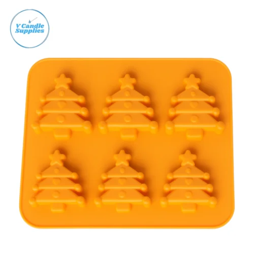 6 Cavity Silicone Christmas Tree Mold | Silicone Molds For Candle, Chocolate, Resin, Soap & Plaster Crafting 6 Cavity Silicone Christmas Tree Mold | Silicone Molds For Candle, Chocolate, Resin, Soap & Plaster Crafting