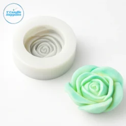 3D Rose Bloom Mold (Type 2) - VC015 | Silicone Molds For Candle, Resin, Soap & Plaster Crafting