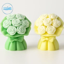 3D Wrapped Rose Bouquet Mold - VC038 | Silicone Molds For Candle, Resin, Soap & Plaster Crafting