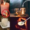 Rechargeable Electric Arc Lighter With LED Display & Long Flexible Neck | Electric Arc Lighter By V Candle Supplies