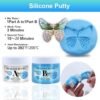 Silicone Putty 120g Mold Making Kit - Easy 1:1 Mixing, Fast-Curing, Non-Toxic, Reusable, Strong & Flexible | DIY Silicone Putty By V Candle Supplies