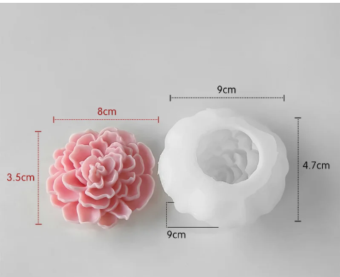 Blooming Peony - VC018 | Silicone Molds For Candle, Resin, Soap & Plaster Crafting